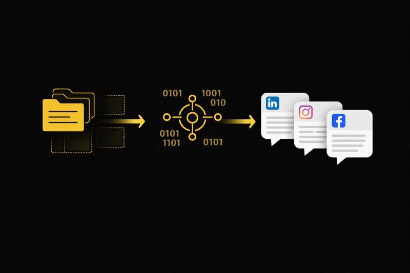 LinkSmith: content pipeline from files to social posts